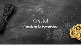  Presentation with culinary - PPT layouts enhanced with ink spaghetti squid ink fettuccine background and a dark gray colored foreground