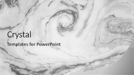  Presentation with black stain abstract watercolour - PPT theme featuring abstract monochrome marble background stains background and a light gray colored foreground