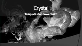  Presentation with pink and blue acrylic smoke - PPT theme featuring fire templates - abstract smoke background acrylic colors background and a dark gray colored foreground