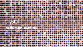  Presentation with tile wall seamless - PPT layouts with inlay - background with a tile wall background and a  colored foreground