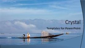  Presentation with myanmar mote lone yay paw - Audience pleasing theme consisting of inlay - myanmar travel attraction landmark backdrop and a  colored foreground