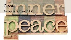  Presentation with inner peace - Cool new presentation theme with inner peace - isolated text backdrop and a coral colored foreground