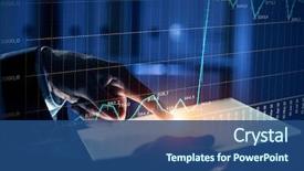  Presentation with virtual - Beautiful presentation design featuring innovation - close up of human hands backdrop and a ocean colored foreground