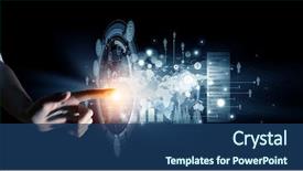  Presentation with media - Presentation consisting of innovation - creating innovative technologies mixed media background and a ocean colored foreground