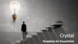  Presentation with promotion - Cool new theme with innovation - idea for successful progress backdrop and a dark gray colored foreground