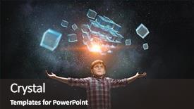  Presentation with innovation - Colorful theme enhanced with innovation - innovative impressive technologies backdrop and a dark gray colored foreground