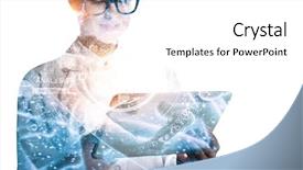  Presentation with medicine - Beautiful theme featuring innovation - innovative technologies for science backdrop and a white colored foreground