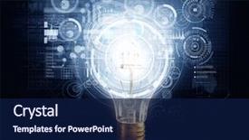  Presentation with ideas - Amazing slide deck having innovation - innovative technology ideas mixed media backdrop and a navy blue colored foreground