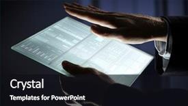  Presentation with innovation - Theme featuring innovation - using innovative technologies background and a wine colored foreground