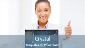  Presentation with business technology internet and network - Cool new PPT theme with innovation african american - business new technology and internet backdrop and a  colored foreground