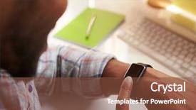  Presentation with smart - Slide deck having innovation african american - close up of businessman wearing background and a tawny brown colored foreground