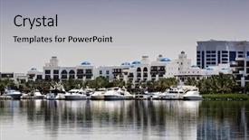  Presentation with dubai - Colorful theme enhanced with  backdrop and a  colored foreground