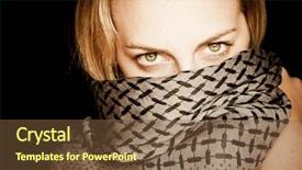  Presentation with green beauty - Colorful PPT layouts enhanced with  backdrop and a  colored foreground