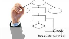  Presentation with innovation - PPT theme featuring innovation education - writing human hand isolated background and a white colored foreground