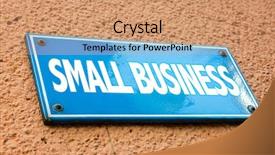  Presentation with blue green future tech business - Presentation theme having innovation fund - small business blue sign background and a  colored foreground