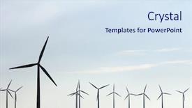  Presentation with energy generation - PPT theme having innovation green energy - backlit view of a group background and a  colored foreground