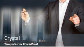  Presentation with civil engineering - Presentation design consisting of innovative-architecture-and-civil-engineering background and a dark gray colored foreground