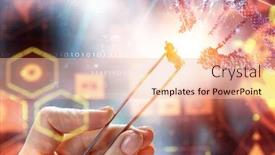  Presentation with dna - Audience pleasing PPT theme consisting of innovative-dna-technologies-in-science backdrop and a lemonade colored foreground