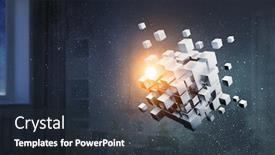  Presentation with media - Amazing presentation design having innovative-impressive-technologies-mixed-media backdrop and a tawny brown colored foreground