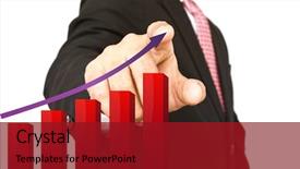  Presentation with grab hand - Beautiful PPT layouts featuring innovative marketing - businessman hand write graph isolated backdrop and a crimson colored foreground