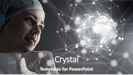  Presentation with life - Beautiful slide deck featuring innovative technologies for better life backdrop and a gray colored foreground