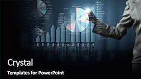  Presentation with media - PPT theme enhanced with innovative technologies for your business background and a  colored foreground