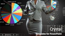  Presentation with media - Beautiful theme featuring innovative technologies for your business backdrop and a  colored foreground