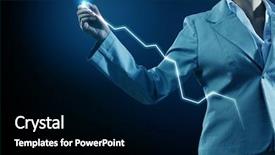  Presentation with mass media business technology internet - Theme consisting of innovative technologies for your business background and a  colored foreground