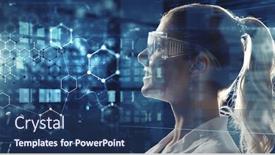  Presentation with science - Presentation having innovative-technologies-in-science background and a ocean colored foreground