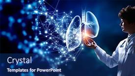  Presentation with science - PPT layouts having innovative-technologies-in-science background and a navy blue colored foreground