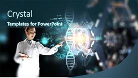  Presentation with science - Audience pleasing PPT theme consisting of innovative-technologies-in-science backdrop and a ocean colored foreground