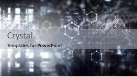  Presentation with medicine - Presentation theme enhanced with innovative-technologies-in-science background and a light gray colored foreground