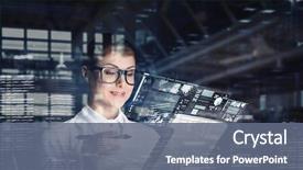  Presentation with medicine - Colorful PPT theme enhanced with innovative technologies in science backdrop and a gray colored foreground