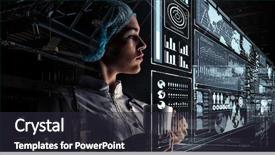  Presentation with science - Amazing PPT layouts having innovative technologies in science backdrop and a wine colored foreground