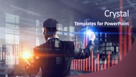  Presentation with marketing - Cool new PPT theme with innovative technologies in use mixed backdrop and a ocean colored foreground