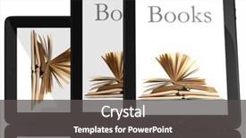  Presentation with digital books - Slides enhanced with inovation - group of books and teblet background and a  colored foreground