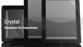  Presentation with computers - Colorful PPT layouts enhanced with inovation - group of tablet computers isolated backdrop and a  colored foreground