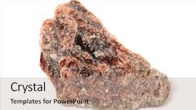  Presentation with salt - Slides with inpurity - black salt an impure variety background and a coral colored foreground