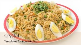  Presentation with retro 1920s english style gangster - Slides featuring inpurity - english-style breakfast kedgeree a meal background and a yellow colored foreground