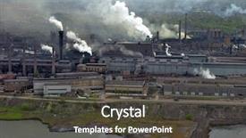  Presentation with smoke - Presentation with inpurity - plant a-smoke background and a  colored foreground