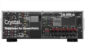  Presentation with five a side soccer - Slides having back side of av receiver background and a dark gray colored foreground