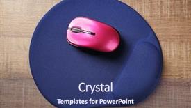  Presentation with wireless - Amazing presentation theme having input surface - modern wireless mouse and pad backdrop and a  colored foreground