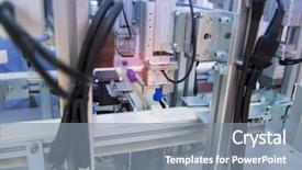  Presentation with input - Presentation theme consisting of input to robot handle grip background and a gray colored foreground