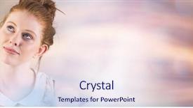  Presentation with fiery - Slides having inquisitive - digital composite of thinking woman background and a sky blue colored foreground