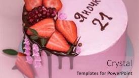  Presentation with name - Presentation design enhanced with inscription-in-russian-yanochka-female background and a coral colored foreground