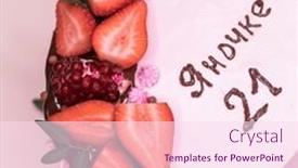  Presentation with name - Slide deck with inscription-in-russian-yanochka-female background and a pink colored foreground