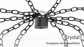  Presentation with spider - Colorful slides enhanced with insect systems - padlock and chain backdrop and a  colored foreground
