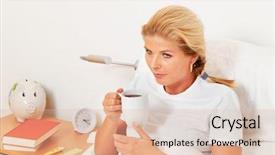  Presentation with rheumatic fever - Audience pleasing PPT theme consisting of insect systems - woman in bed is sick backdrop and a lemonade colored foreground