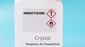  Presentation with chemicals - Slides with insecticide-agricultural-chemicals background and a white colored foreground