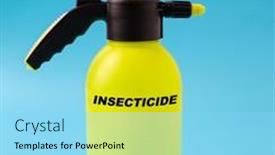 Presentation with chemicals - PPT theme enhanced with insecticide-agricultural-chemicals background and a  colored foreground